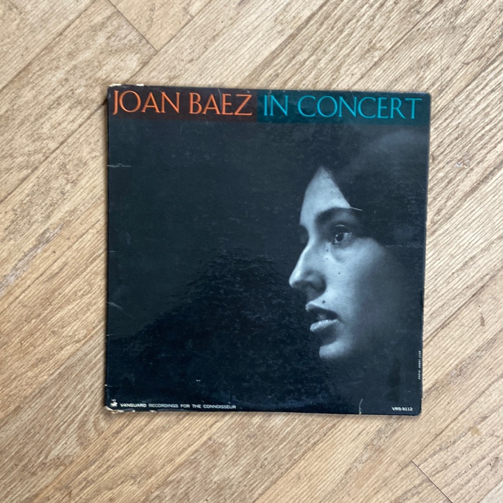 Joan Baez in concert vinyl record